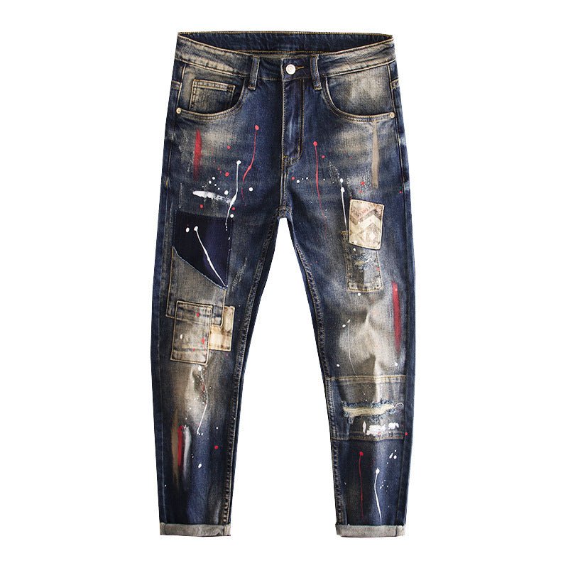 Fashion High-end Fashion Brand Jeans Men
