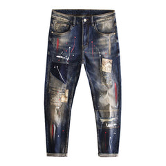 Fashion High-end Fashion Brand Jeans Men
